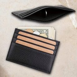 Slim Genuine Leather Card Holder